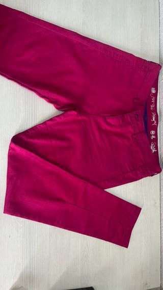 Pantalones Desigual Rosa Talla 34