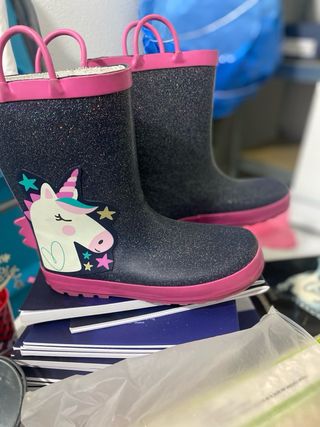 Botas de agua niña unicornio talla X