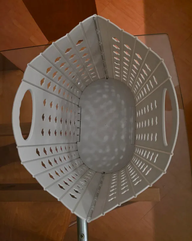 Cesto Ropa Plegable Blanco