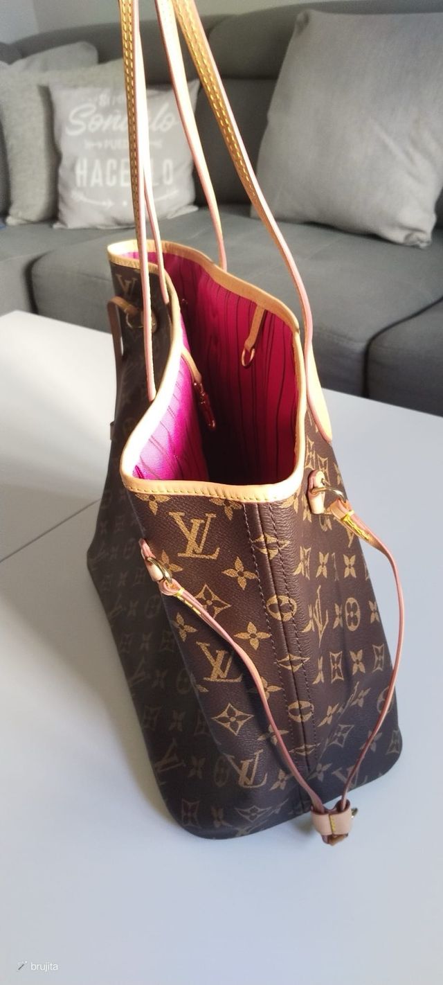 Bolso Louis Vuitton Neverfull Rosa