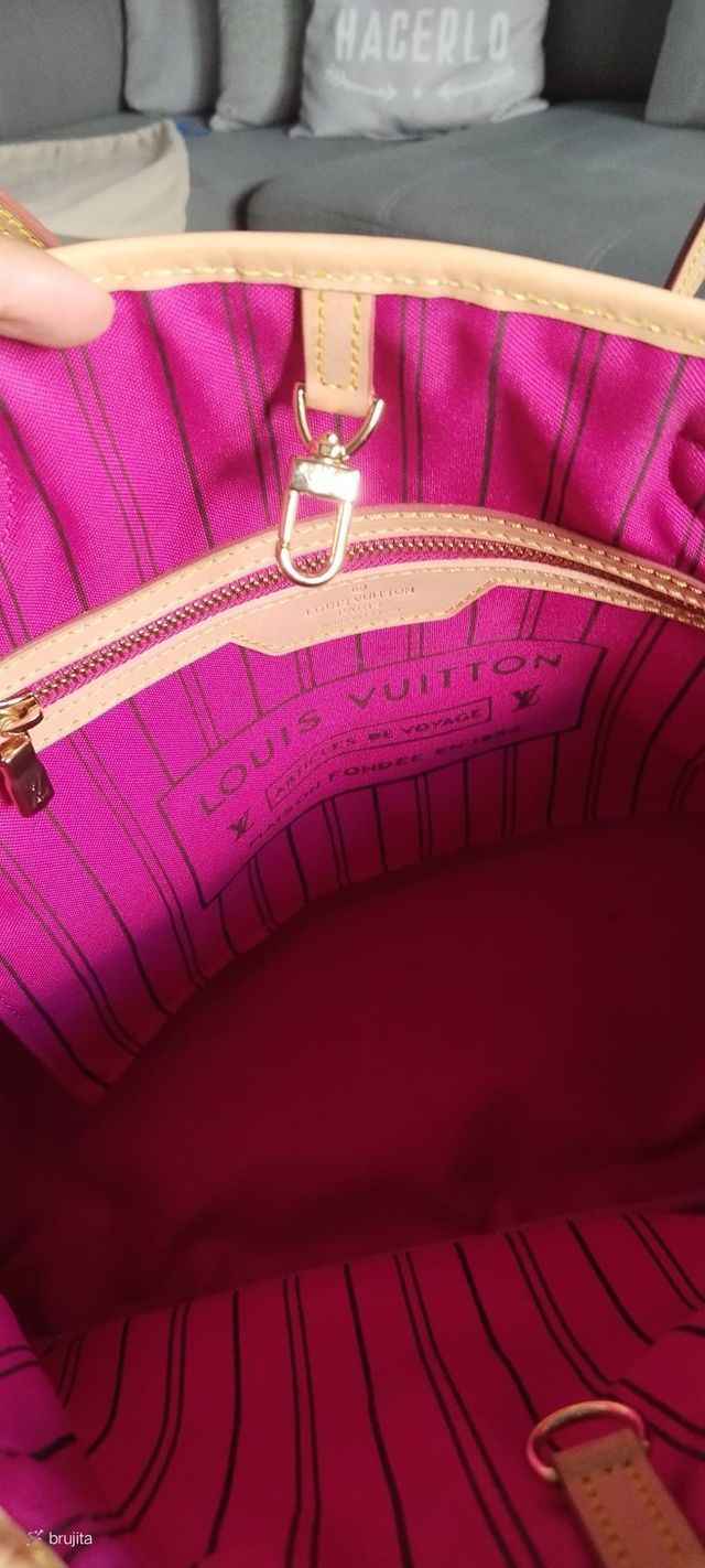 Bolso Louis Vuitton Neverfull Rosa