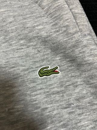 Chándal Lacoste Gris con Cremallera