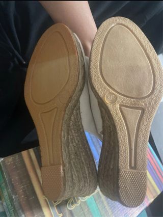 Alpargatas Beige con Lazo