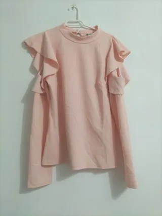 Jersey rosa con volantes