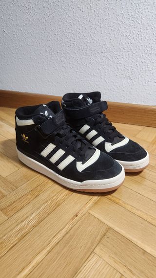 Adidas Forum Mid Negro/Crema