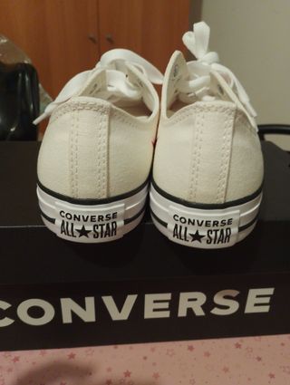 Converse unisex fiamme rosse e gialle mis 40