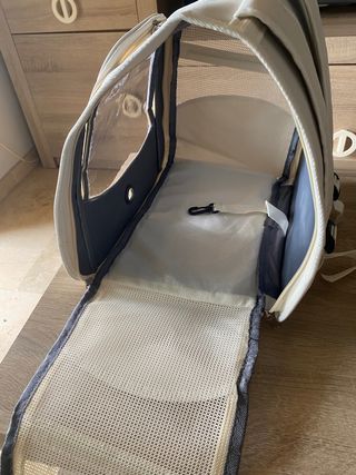 Transportín gato/perro pequeño con ventana