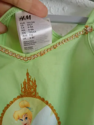Disfraz Campanilla Talla 4-6 años