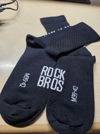 Calcetines RockBros Negros Talla M (39-42)