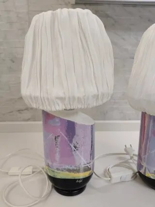 Coppia Lampade Design Carpi' Ceramica