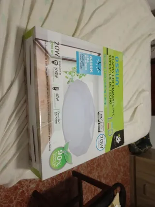 Plafón LED Ossun Diamante 20W 6400K