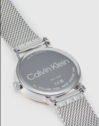 Reloj Calvin Klein Plateado Unisex Nuevo
