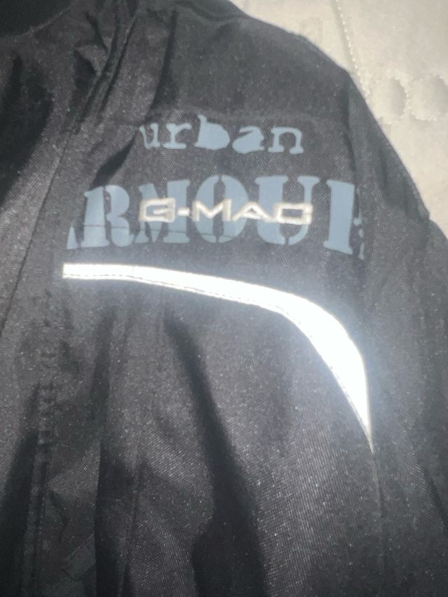 Chaqueta de moto Pilot negra con forro invierno