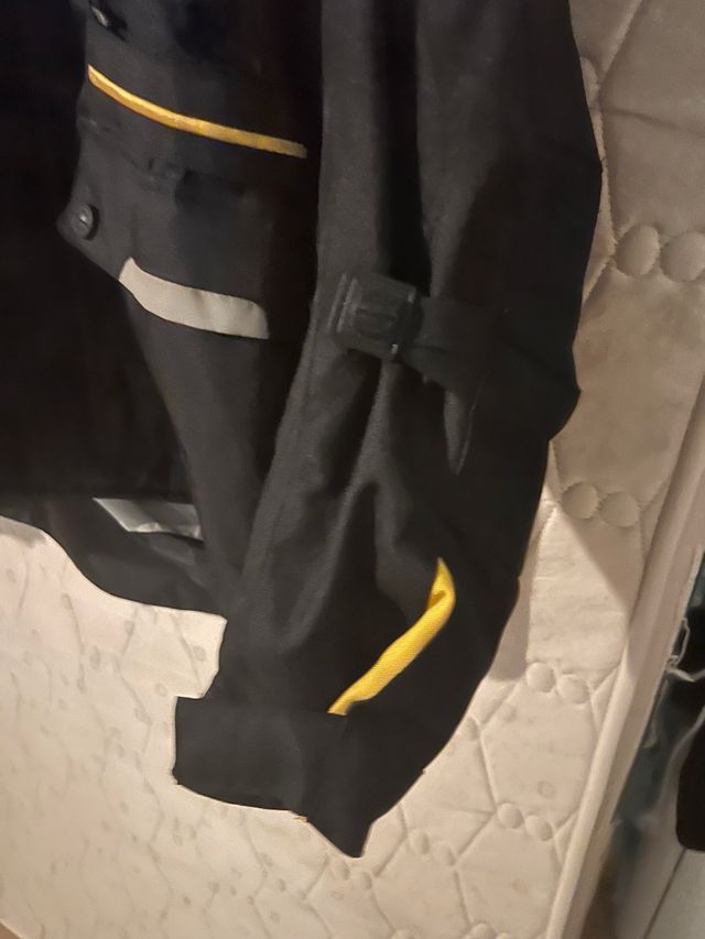 Chaqueta de moto Pilot negra con forro invierno