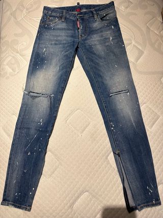 DSquared2 Jeans Desgastados con Pintura