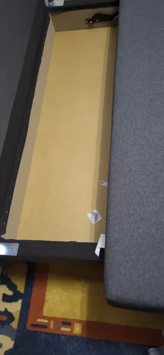 Sofá Cama Gris Ikea Tela