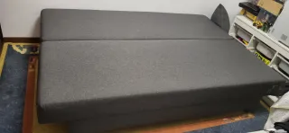 Sofá Cama Gris Ikea Tela
