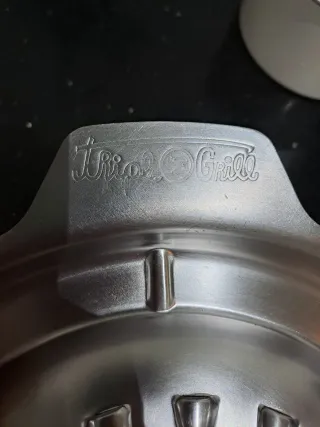 Parrilla Redonda Acero Inox 30cm