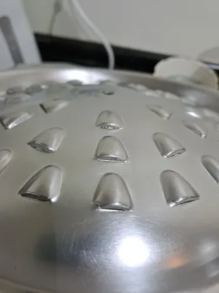 Parrilla Redonda Acero Inox 30cm