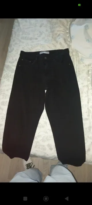 Pantalón vaquero Berskha negro hombre Talla 40