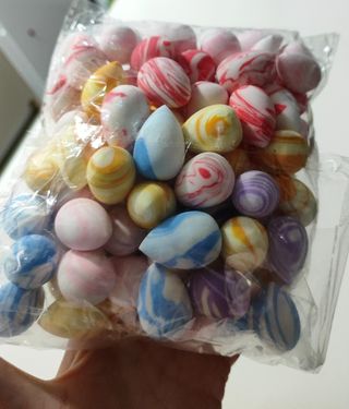 Lote 100 esponjas de maquillaje Multicolor