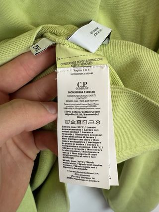 Lime Green C.P. Company Sweatshirt (New With Tags)