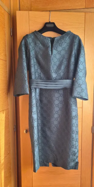 Vestido cóctel Purificación García gris