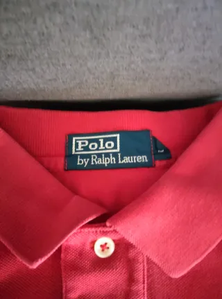 Polo Ralph Lauren Rojo Talla S l Queda como M