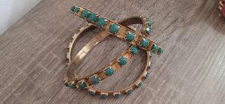 Lote 3 Pulseras Doradas y Plateadas