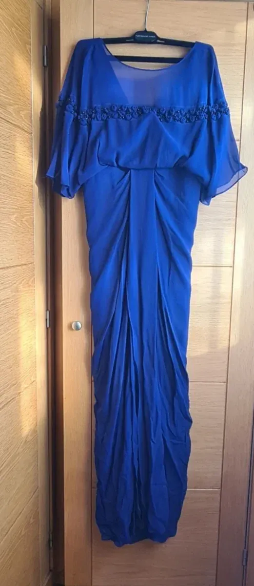 Vestido largo azul Purificación García