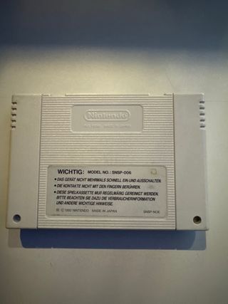Super Nintendo Super Soccer Cartucho