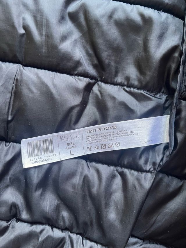 Giubbotto Terranova grigio trapuntato 