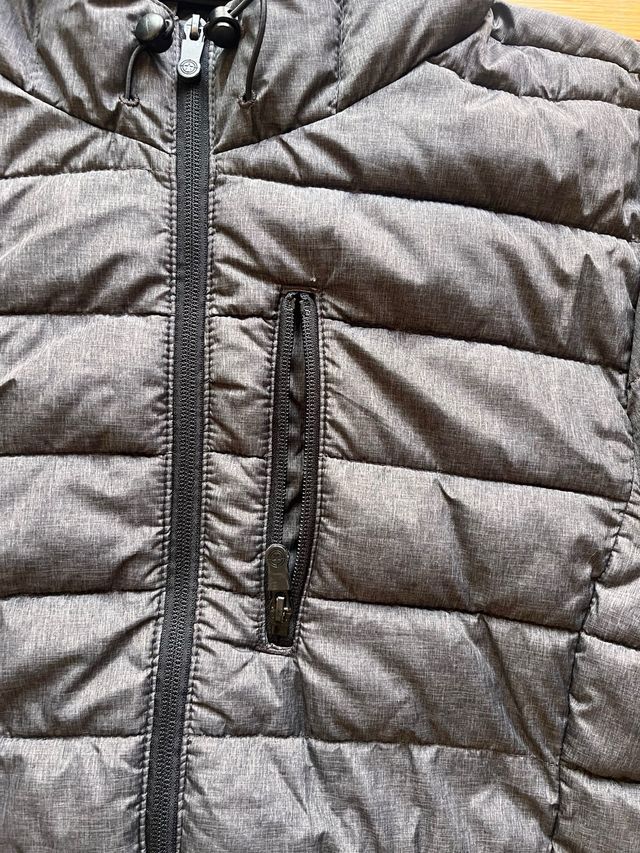 Giubbotto Terranova grigio trapuntato 