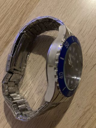 Reloj MayKey Azul y Plateado