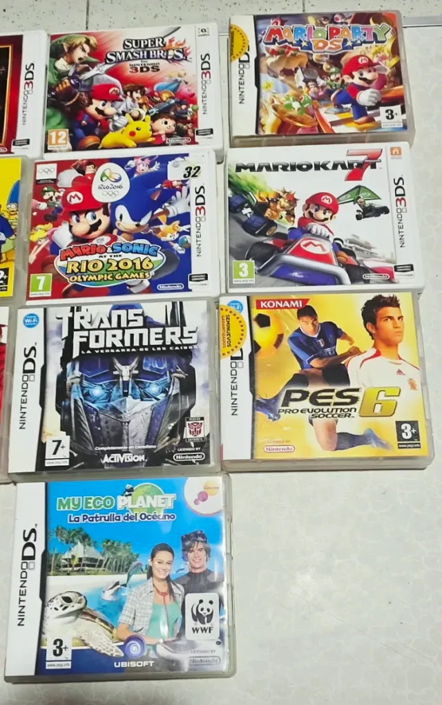 Lote 9 Juegos Nintendo DS/3DS