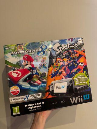 Nintendo Wii U Premium Pack Mario Kart 8 + Splatoo