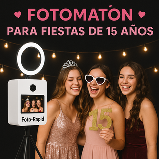 Fotomatón para fiestas de 15 años