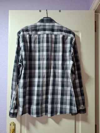 Camisa de cuadros hombre
