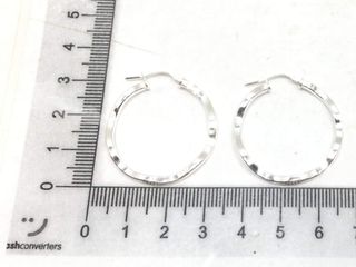 argollas plata 925mm