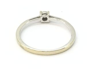 anillo oro 18k con piedra