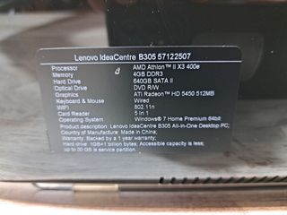 AIO Táctil Lenovo B305 X3 400e 8GB 128SSD
