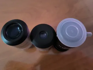 Oculares Telescopio Slokey 25mm y 10mm + Barlow