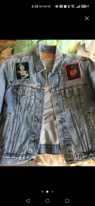 Chaqueta vaquera Levi's con parche Metallica