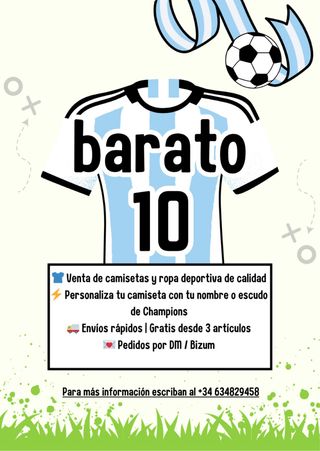 Camisetas y ropa deportiva