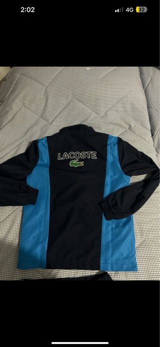 Chándal Lacoste Sport Azul y Verde