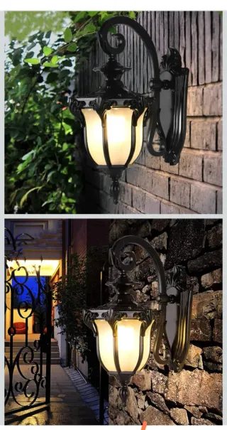 5 Apliques de Pared Exterior Rústico Moderno IP65