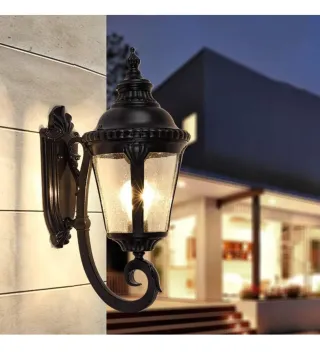 5 Apliques de Pared Exterior Rústico Moderno IP65