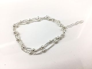 pulsera plata 925mm con piedra con perla