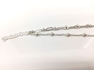 pulsera plata 925mm con piedra con perla