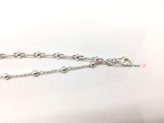 pulsera plata 925mm con piedra con perla